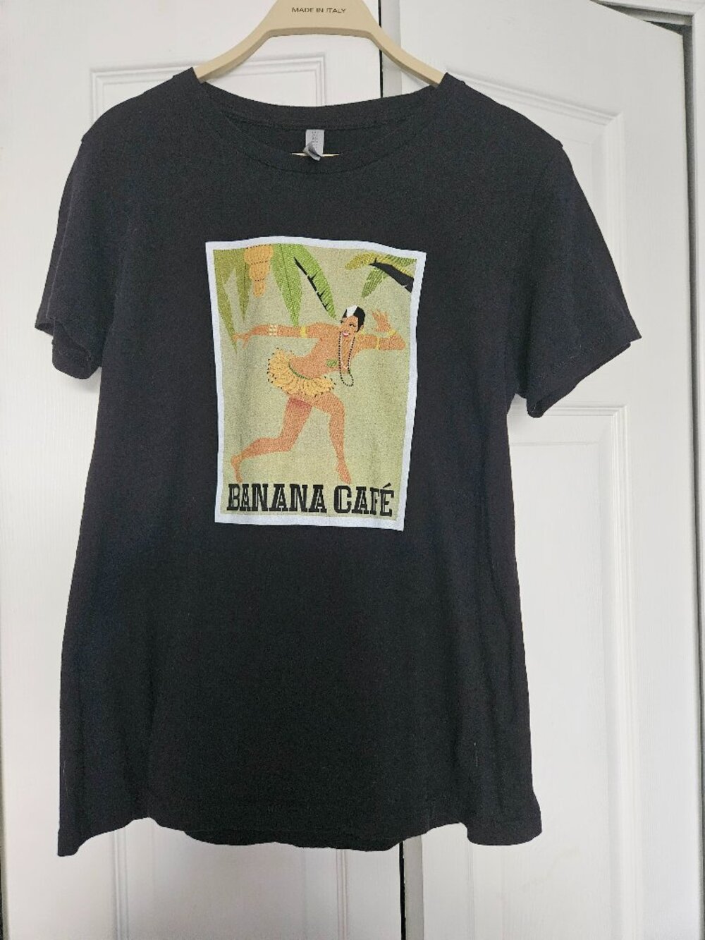 Banana Cafe Black T-Shirt